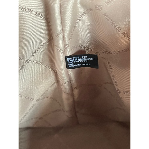 Michael Kors AVRIL Suede & Leather Satchel - Picture 11 of 13